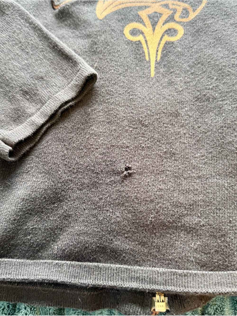 Harley-Davidson Women's Black Zip Hoodie with Contrast Stitching - Picture 5 of 8